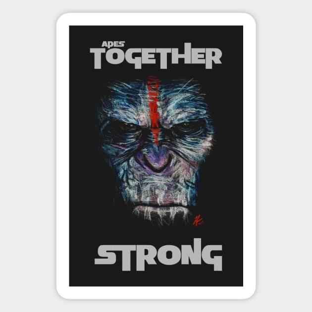 Together Strong Magnet by RevxArt